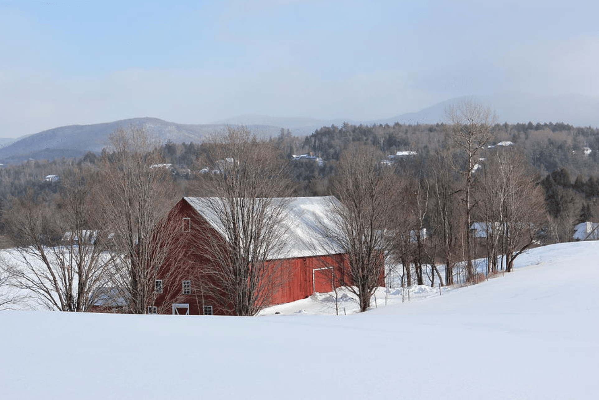 Stowe Vermont Red Barn