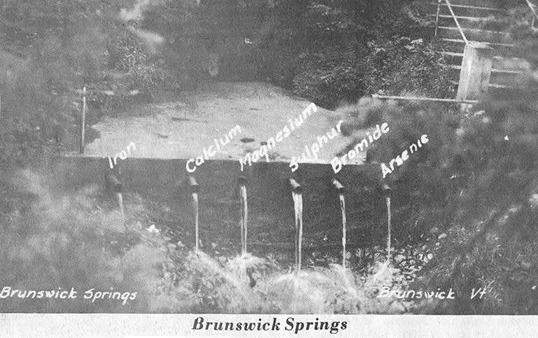 brunswick mineral springs newspaper photo