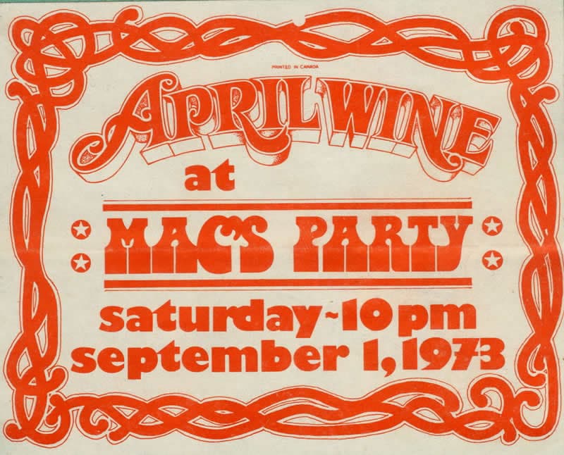 april wine macs party vermont music festival